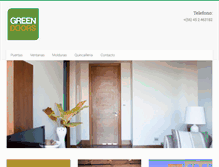 Tablet Screenshot of greendoors.cl